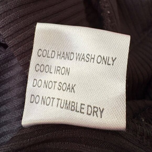 Princess Polly Black Ribbed Sara Playsuit Romper, Square Neck US 18 - Picture 12 of 12